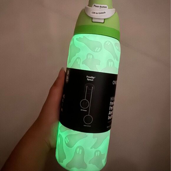 Pre-owned Owala Halloween Ghost Insulated Tumbler - Leak-Proof with Straw - Picture 1 of 4